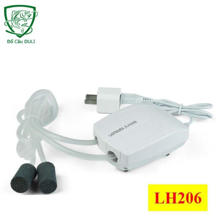 Máy sục oxy hồ cá , sục khí bể cá USB chuyên dụng LH loại ổ đơn , ổ kép cao cấp LK-9