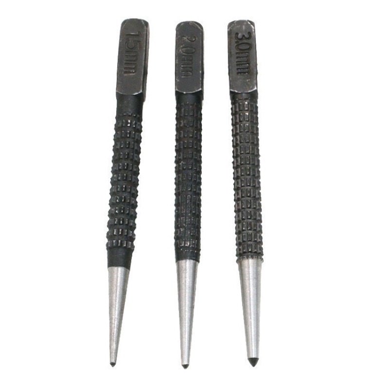 ✅Bộ 3 mũi đục lấy dấu hợp kim. 1.5mm, 2mm, 3mm. lấy dấu bằng thép hợp kim siêu cứng. dùng trên nhiều loại vật liệu