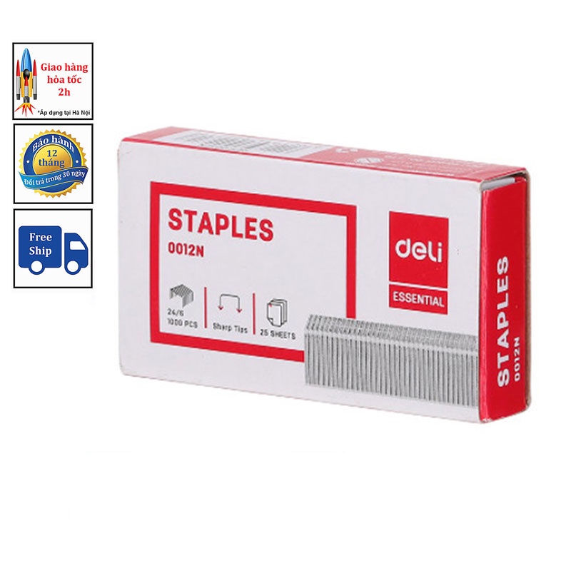 Đạn ghim kim bấm Deli cho máy dập ghim đại 23/10 DG9003A