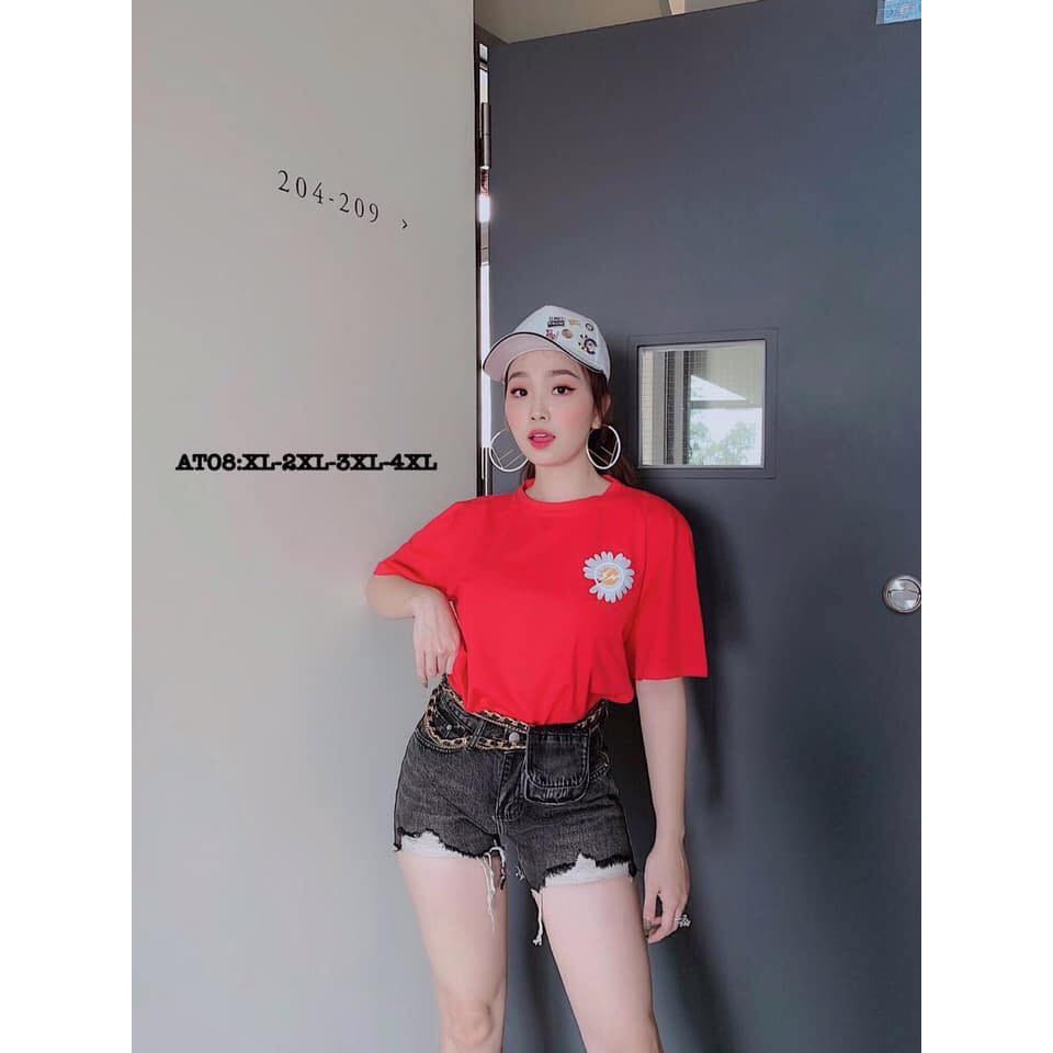 ÁO THUN NỮ THIÊU HOA SIÊU XINH