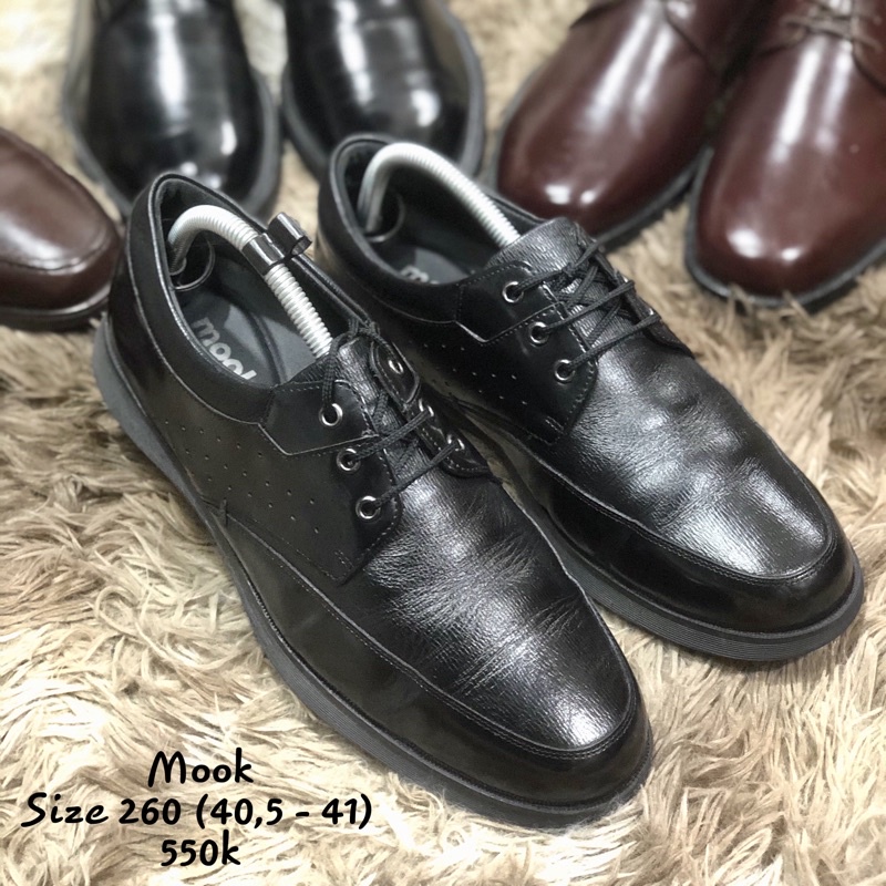 [Giày 2hand] [Size 41] Giày Tây Da Kiểu Dáng Thể Thao Thương Hiệu Mook Của Anh Quốc