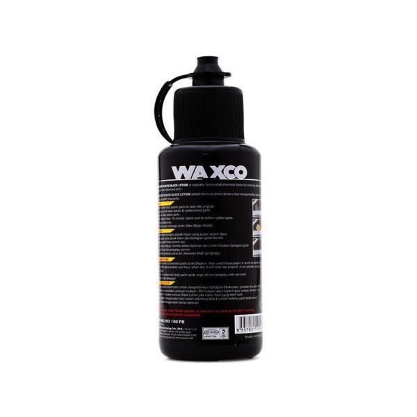 Dung dịch dưỡng mới bề mặt nhựa đen ô tô WAXCO (100 ml) - Nước làm bóng, làm sạch bề mặt ô tô như mới