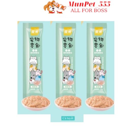 Súp thưởng cho mèo thú cưng shizuka thanh 15gr - vnshoppet