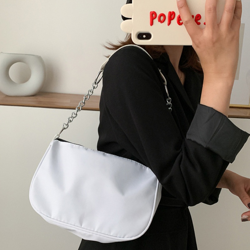 Túi Xách Đeo Vai Sức Chứa Lớn Bằng Nylon Thời Trang Đơn Giản Dành Cho Nữ