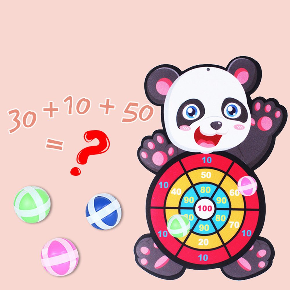 Ném Bóng Dính, Bảng Phi Tiêu Bóng Ném Dính Rèn Luyện Tính Tập Trung Cho Bé Tặng Kèm 3 Bóng