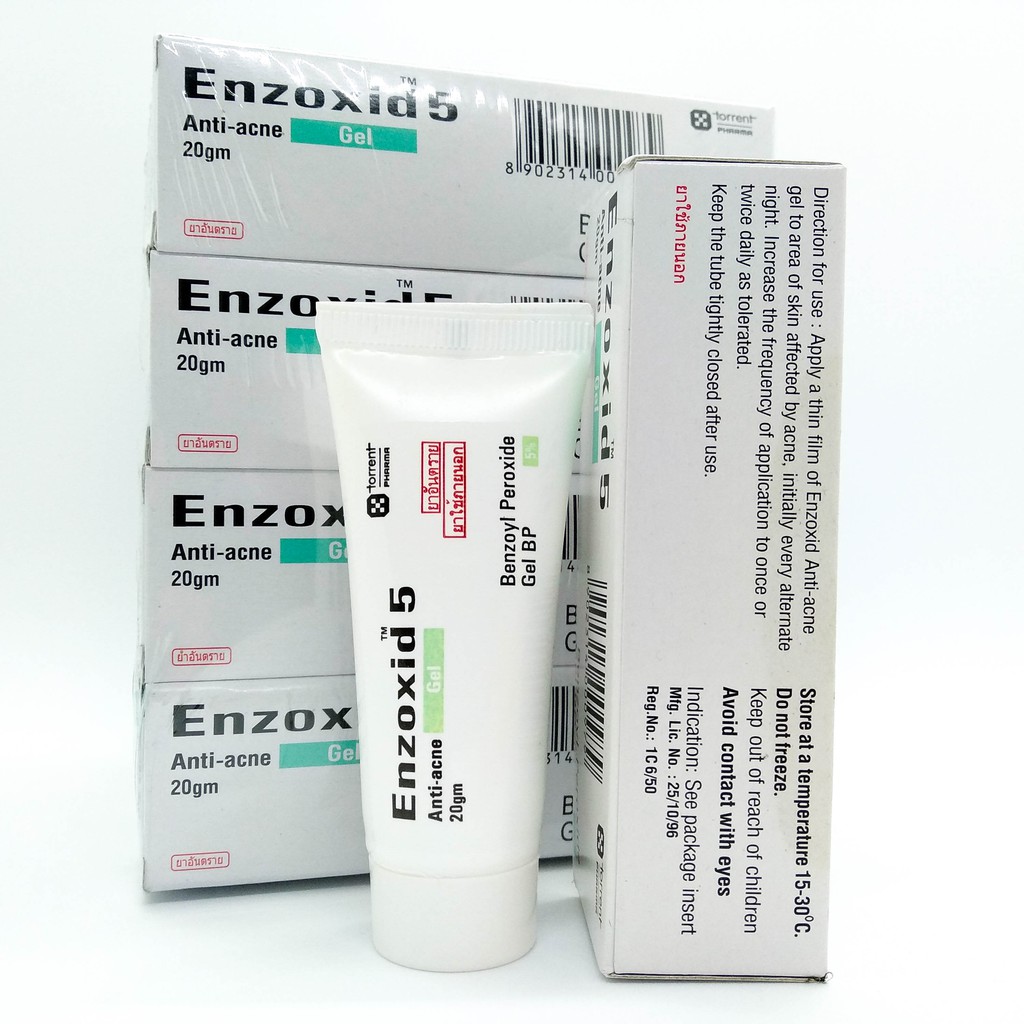 Gel Trị Mụn Enzoxid 5 Gel 5 g Gia Tốt Thang 6 21 Beecost
