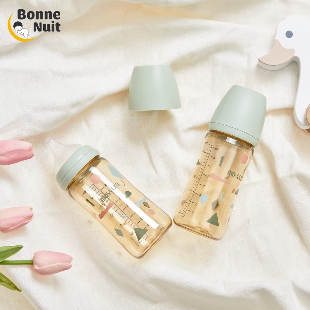 Bình sữa Moyuum hoạ tiết Mây cực xinh