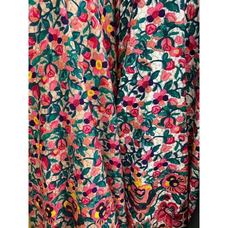 Vải xd Text hoa in 3d