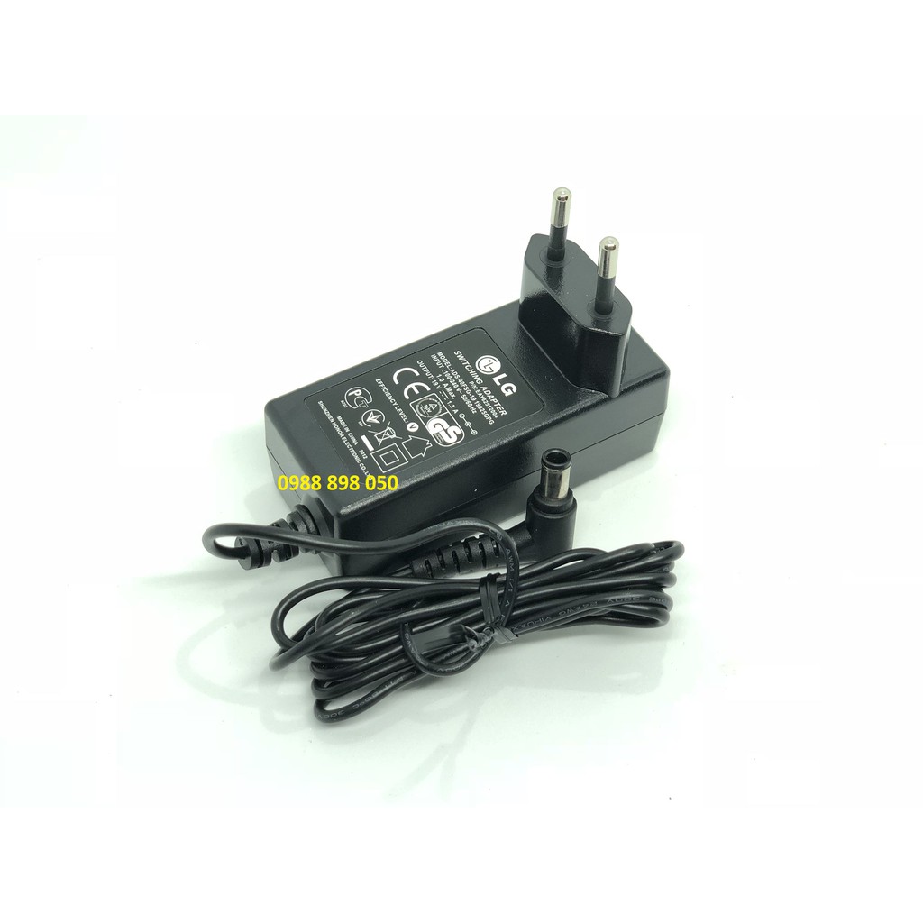 ADAPTER MÀN HÌNH máy tính LG 19V 0.84A hàng chính hãng