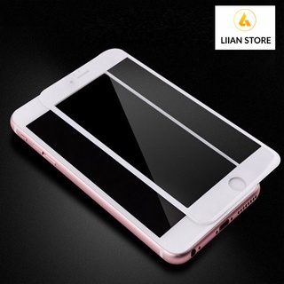 Kính cường lực iphone 21D full màn cao cấp tặng giấy lau màn hình - LIIAN
