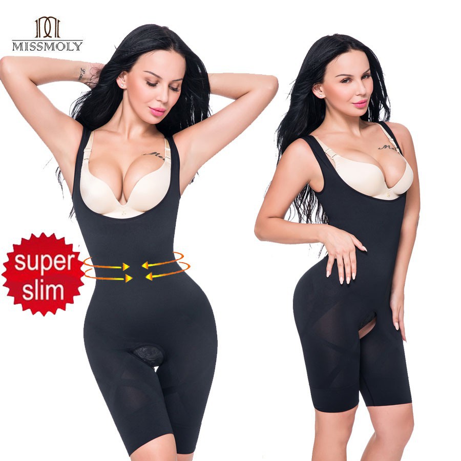 Bộ bodysuit định hình dáng thon dài ngang đùi | BigBuy360 - bigbuy360.vn