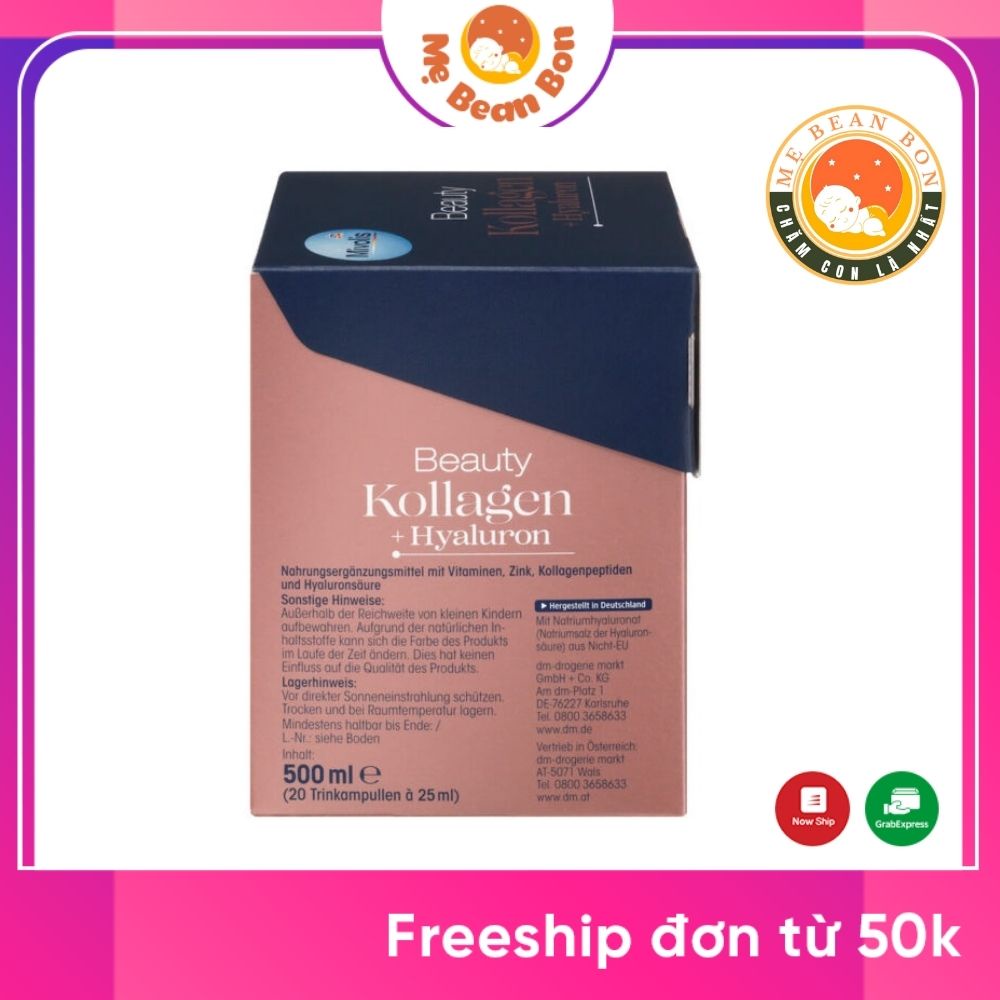 Collagen Thuỷ Phân Mivolis Beauty Kollagen Hyaluron, 20 x 25 ml của Đức giúp bạn có làn da tươi trẻ