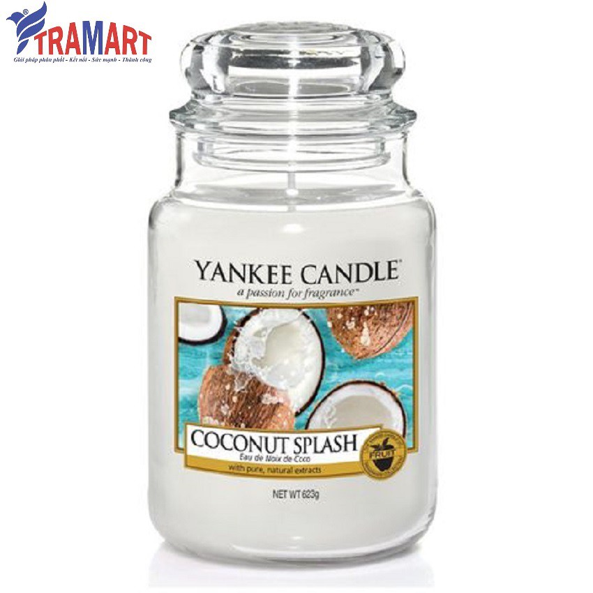 Hũ nến thơm Coconut Splash Yankee Candle YAN3686 (Size L 623g)