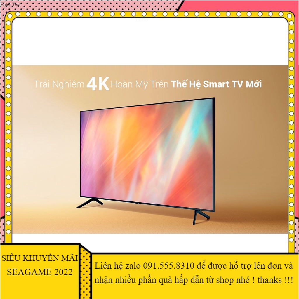 - Tivi Samsung 55 inch 4K Smart TV UA55AU8000KXXV - SIÊU SALE