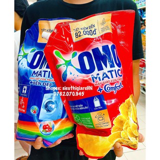 Nước Giặt OMO MATIC Túi 3.7kg 3,7kg Cửa Trên, Cửa Trước