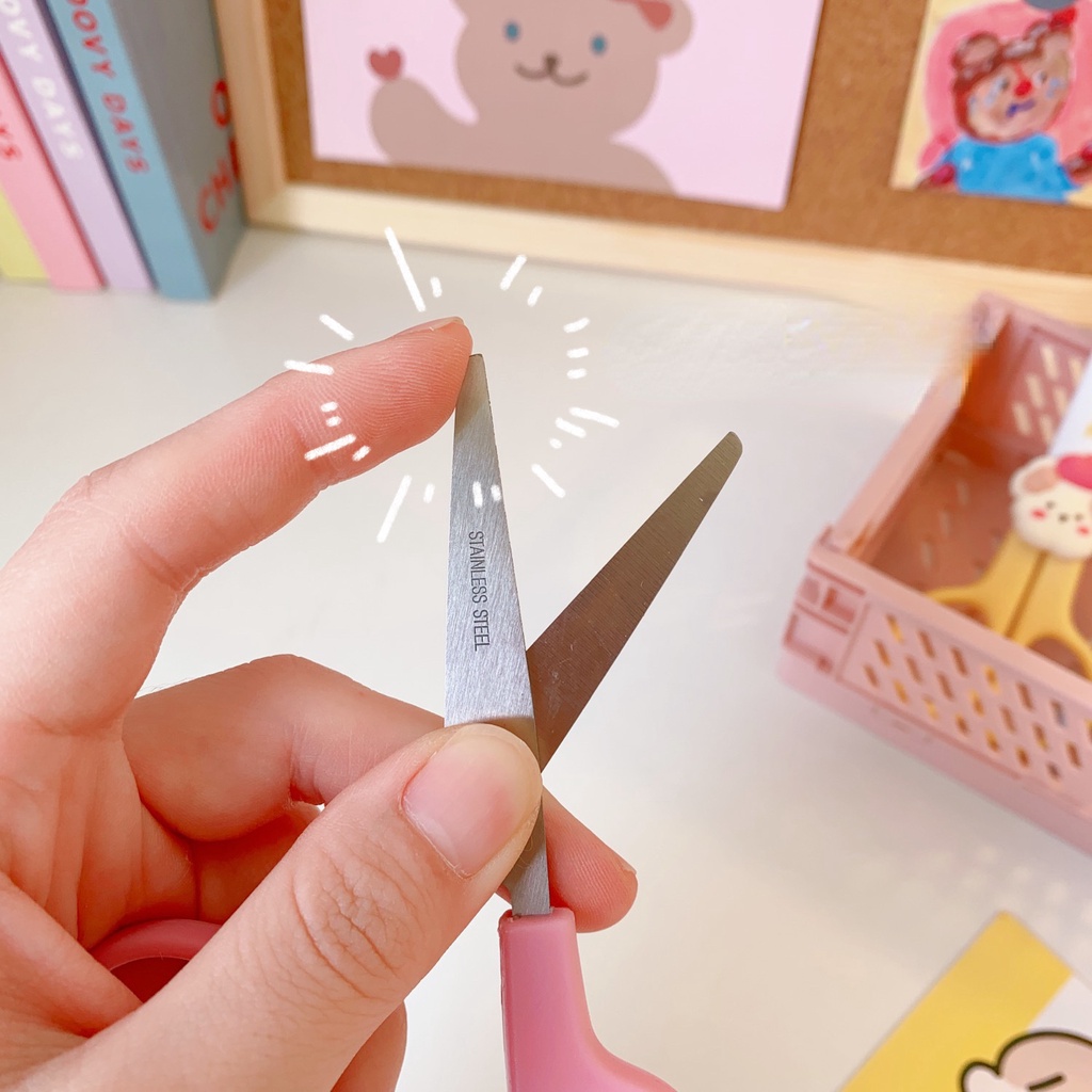 Kéo Cắt YoYo Kèm Phụ Kiện Kiểu Hoạt Hình Dễ Thương Tiện Dụng Cho Học Sinh