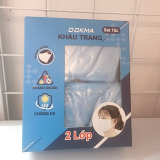 Set 10 chiếc khẩu trang Dokma (hộp 10c) - Người lớn