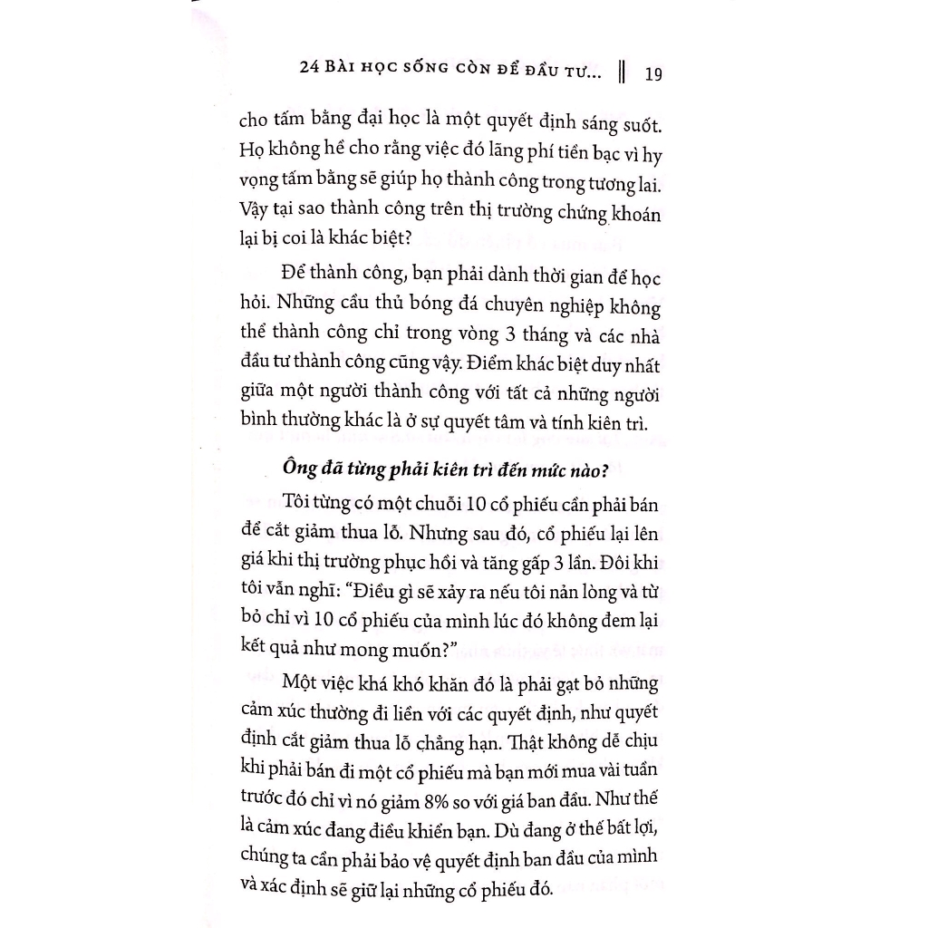Sách - 24 Bài Học Sống Còn Để Đầu Tư Thành Công Trên Thị Trường Chứng Khoán (Tái Bản 2018) | BigBuy360 - bigbuy360.vn