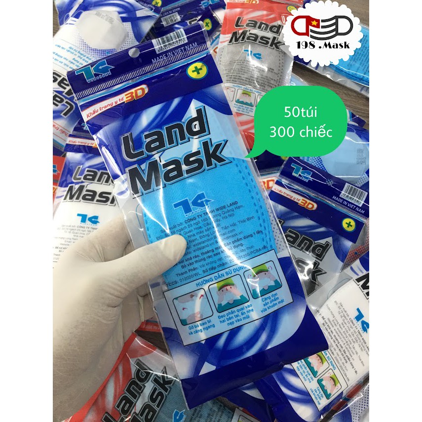 [GIÁ SỈ ] 1 THÙNG KHẨU TRANG KF94 LAND MASK ĐA MÀNG LỌC THAN HOẠT TÍNH CAO CẤP