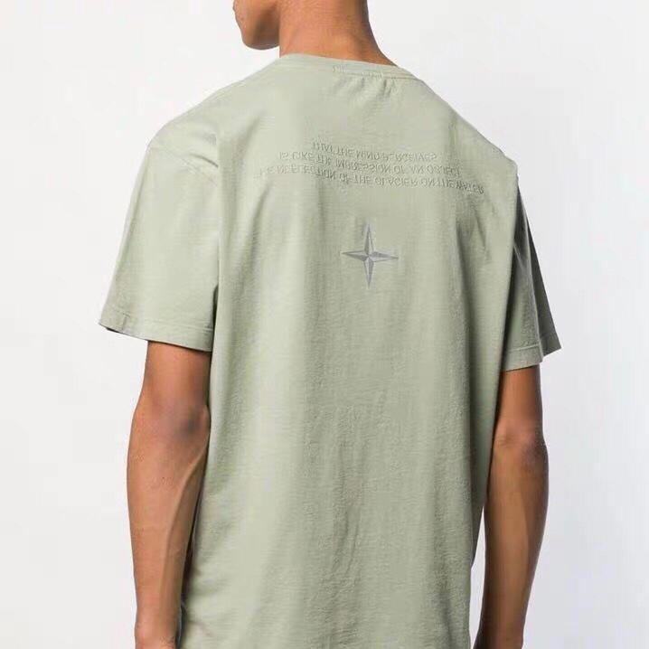 Áo Thun Unisex Thêu Chữ & island * Logo Phản Quang