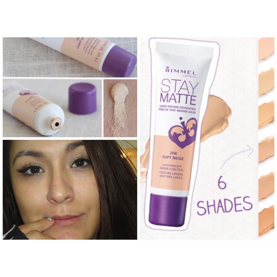 Kem Nền Rimmel Stay Matte Liquid Mousse Liquid (30ml)