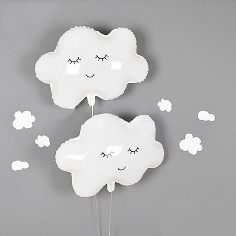 Bóng bay đám mây cute phong cách hàn quốc trang trí sinh nhật