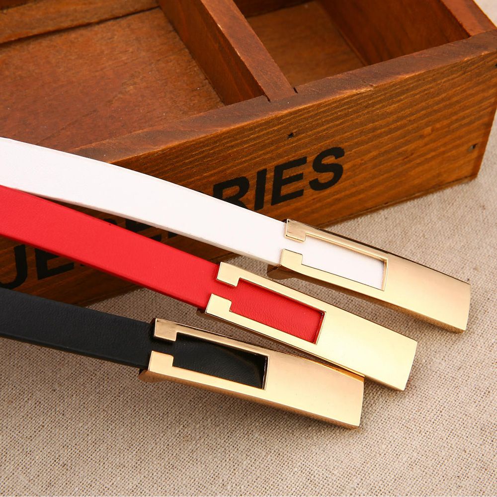 Thắt Lưng Da Bản Nhỏ Thời Trang Cá Tính Cho Nữ