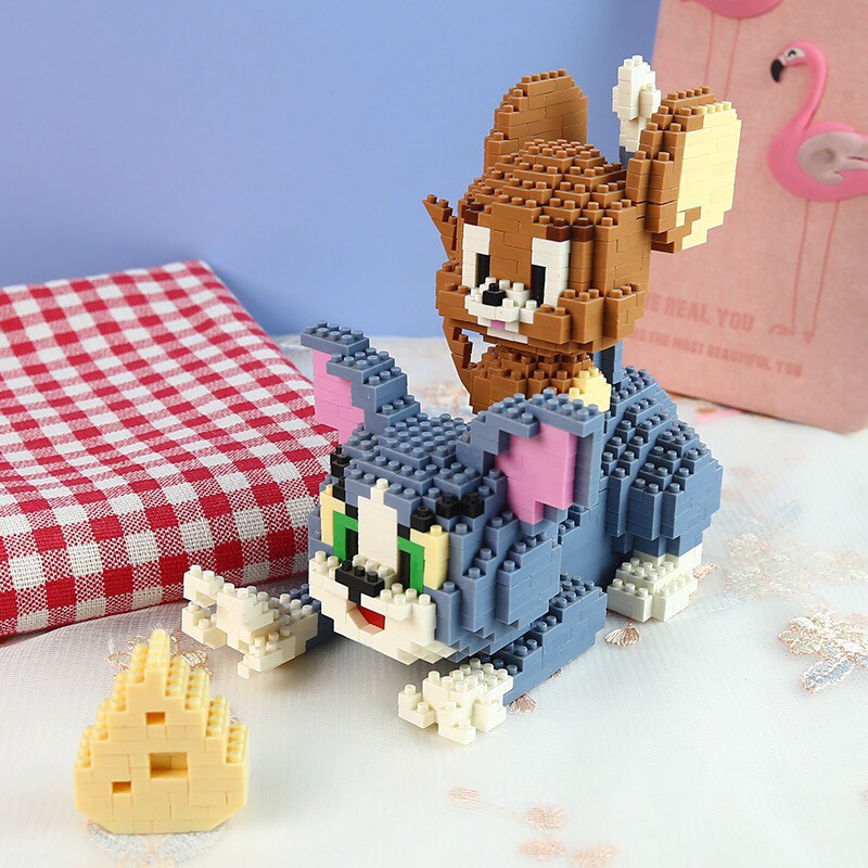 Đồ chơi xếp hình mô hình lắp ráp TOM & JERRY l NANOBLOCKS