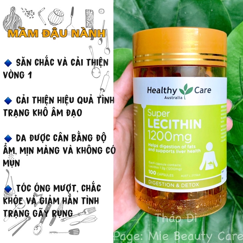 Mầm Đậu Nành 100v - Healthy Care Úc