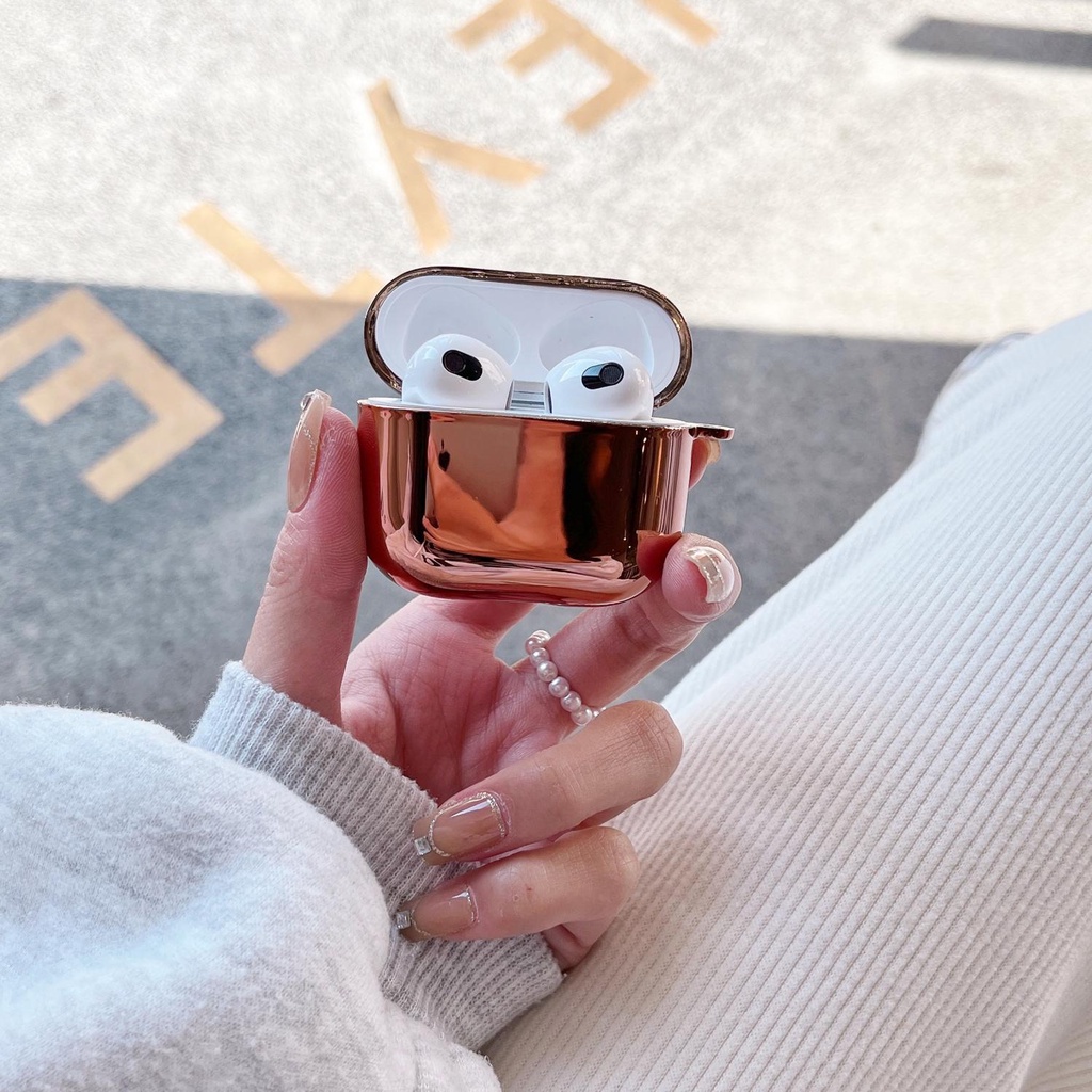 Vỏ Bảo Vệ Hộp Sạc Tai Nghe Bluetooth AirPods 1 2 PRO 3 2021 gen3 PRO 2 2022 Bằng PC Cứng Nhám Họa Tiết Đơn Giản