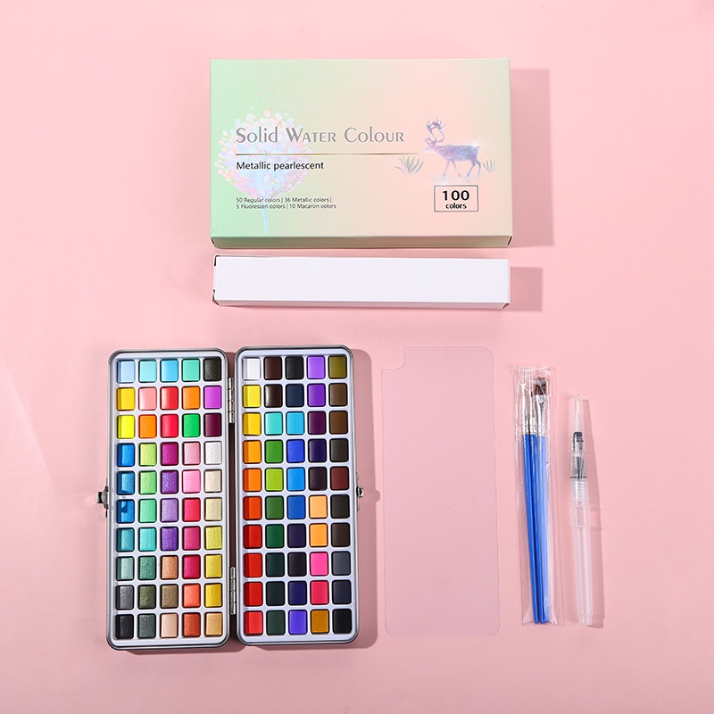 Màu Nước Solid Water Cao Cấp 50/72/90/100 Màu