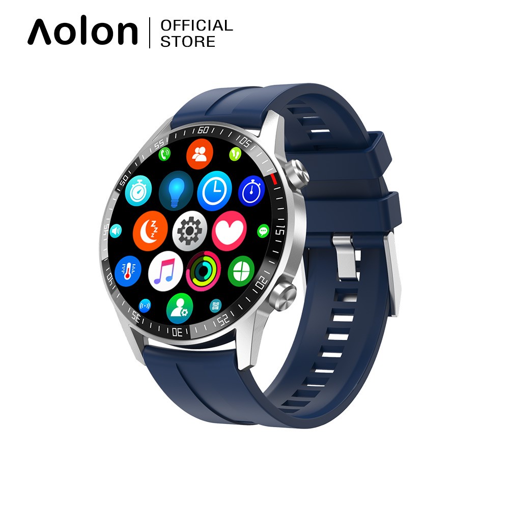 Đồng Hồ Thông Minh Aolon Q88 Mặt Tròn Hỗ Trợ Gọi Qua Bluetooth Kèm Chức Năng Đo Nhịp Tim 46mm