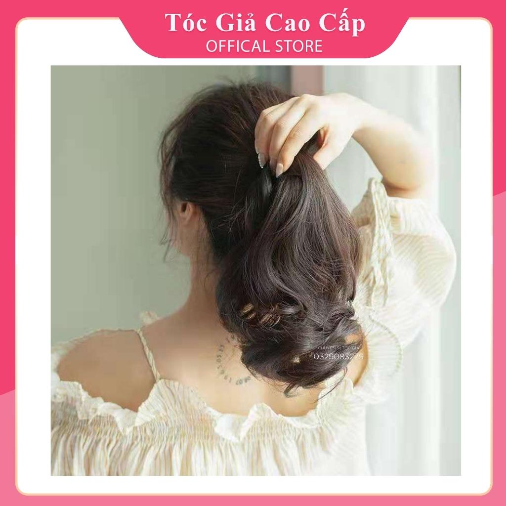 Tóc giả ngoặm xoăn dợn ngắn, mã m036