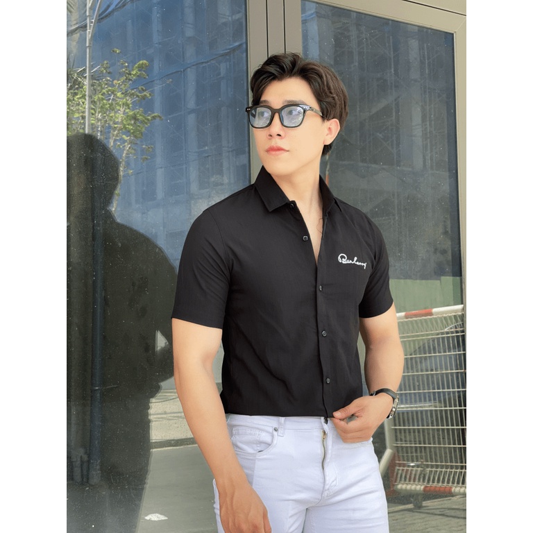 (SIÊU PHẨM HÈ) ÁO SƠ MI ĐŨI TAY NGẮN NAM FORM ÔM CHUẨN ĐẸP TÔN DÁNG CHO CÁC ANH EM KME STORE