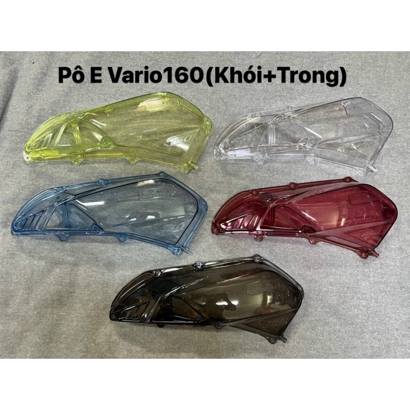 Ốp Pô E VARIO 160 2022->2023 Đời Mới Màu Khói trông Suốt