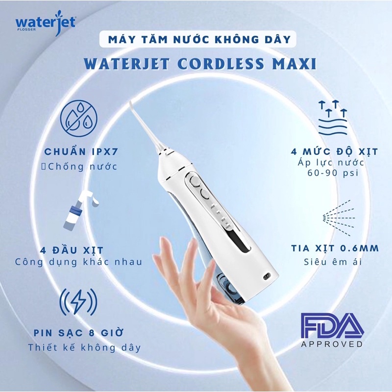 Máy tăm nước WaterJet Cordless Maxi