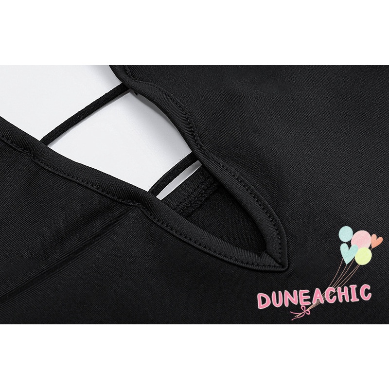 DUNEA Áo Tank Top Cổ Chữ V Khoét Sâu Gợi Cảm Cho Nữ