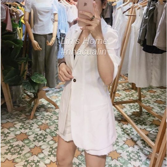 S052 - ÁO BLAZER LINEN | BigBuy360 - bigbuy360.vn