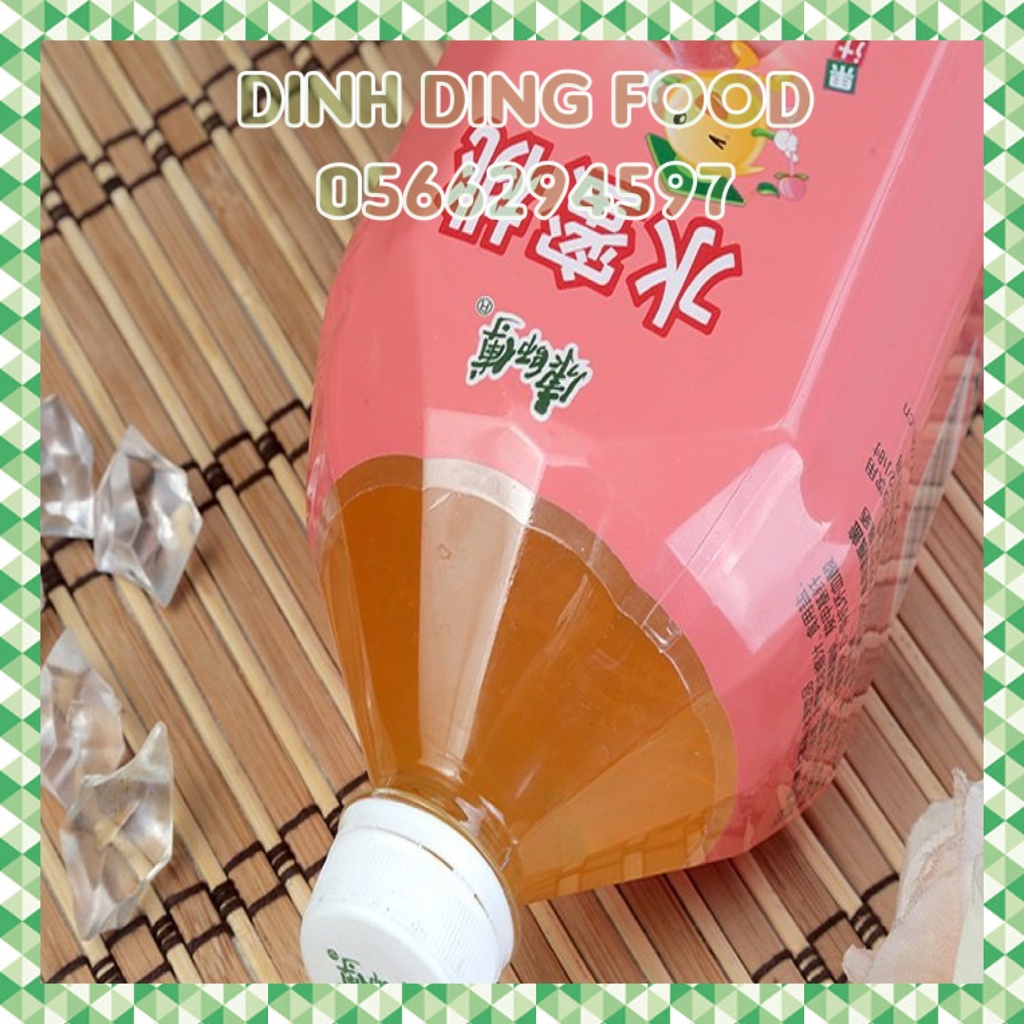 Date 2024 - Nước Ép Đào Đài Loan 1000ml Thanh Mát Giải Nhiệt, Ăn Vặt Cho Bé, DING DING FOOD