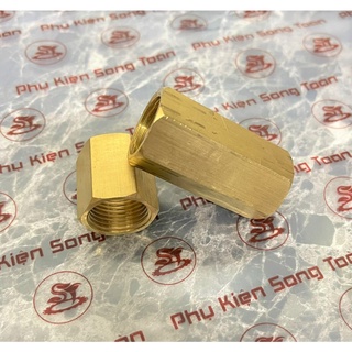 Mua  DÀI 5cm  Măng sông hai ren trong G 1/2 21 DN15  phù hớp kết nối ren dân dụng - Chất liệu bằng đồng