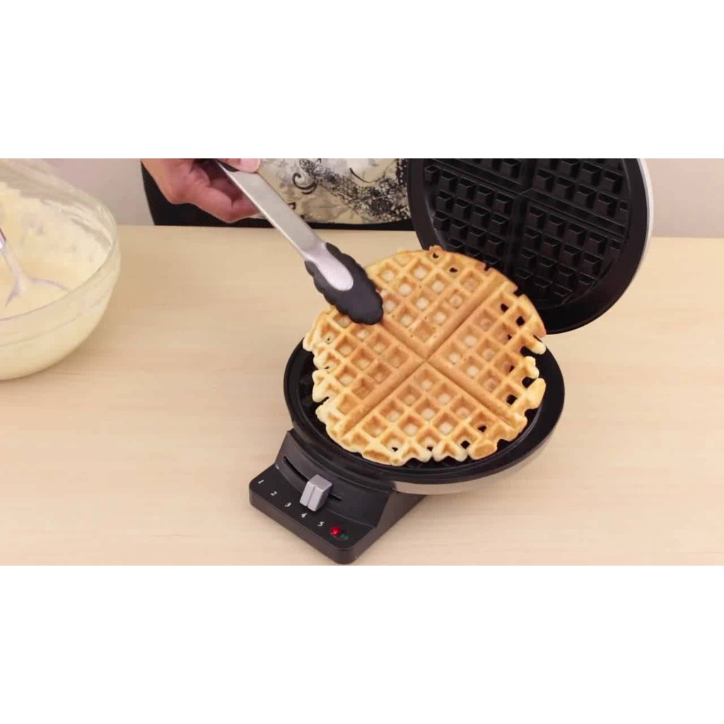 MÁY NƯỚNG BÁNH WAFFLE TIROSS TS1384 PHÙ HỢP VỚI MỖI GIA ĐÌNH CÓ BẠN NHỎ, TIỆM BÁNH NGỌT HAY QUÁN CAFE - TẶNG 10 MÓC DAN