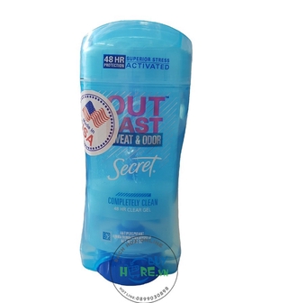 [Chính hãng] Lăn Khử Mùi Secret Dạng Gel Completely Clean 73g - Hàng USA