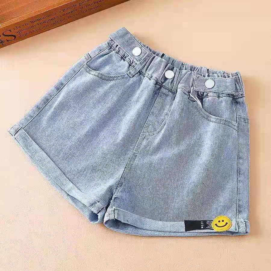 Quần Short Denim Thời Trang Mới 2022 Cho Bé Gái