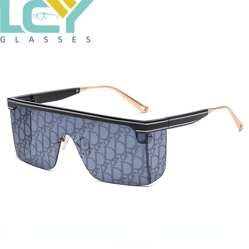 Kính Mát Gọng Vuông Lớn Thời Trang Phong Cách Âu Mỹ Cho Nữ 8670