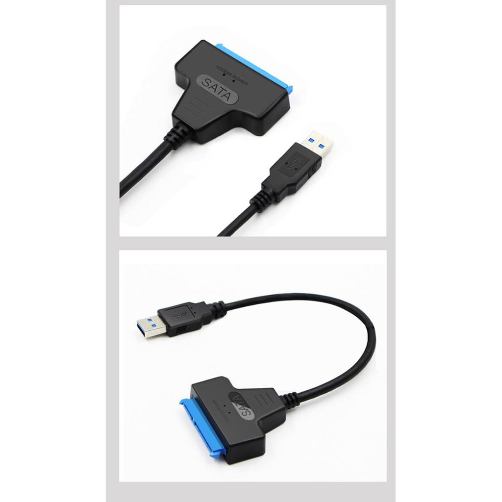 ★Cáp chuyển đổi cổng SATA III sang USB 3.0 hỗ trợ HDD SSD 2.5 inch Hỗ trợ UASP 2TB