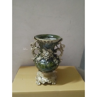 [Ảnh thật+video]Bình hoa composite cao38cm,dài 12cm, mẫu [cup 38](cắm hoa sáp, lông công, hoa lụa...)