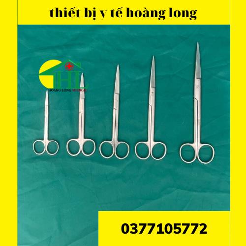 Kéo Thẳng Nhọn - Kéo Y Tế Các Size GOLDSUN Pakistan