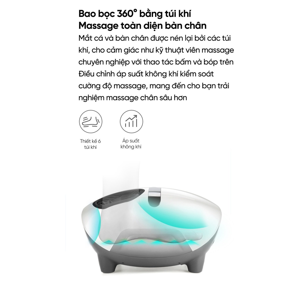 Máy Massage Bấm Huyệt Xiaomi XGEEK F3 - Mát xa chân 360 độ - Massage đa điểm, bấm huyệt bàn chân