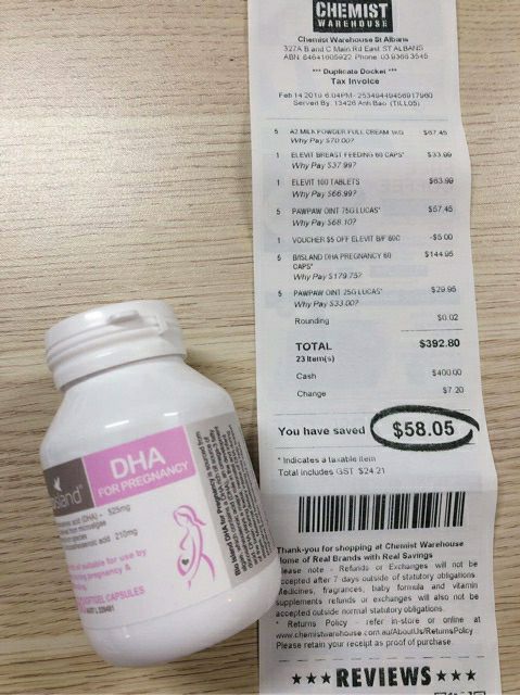 (Chuẩn air) DHA Bầu Bioisland Úc giúp bé thông minh🍁Bổ sung cho mẹ bé | BigBuy360 - bigbuy360.vn