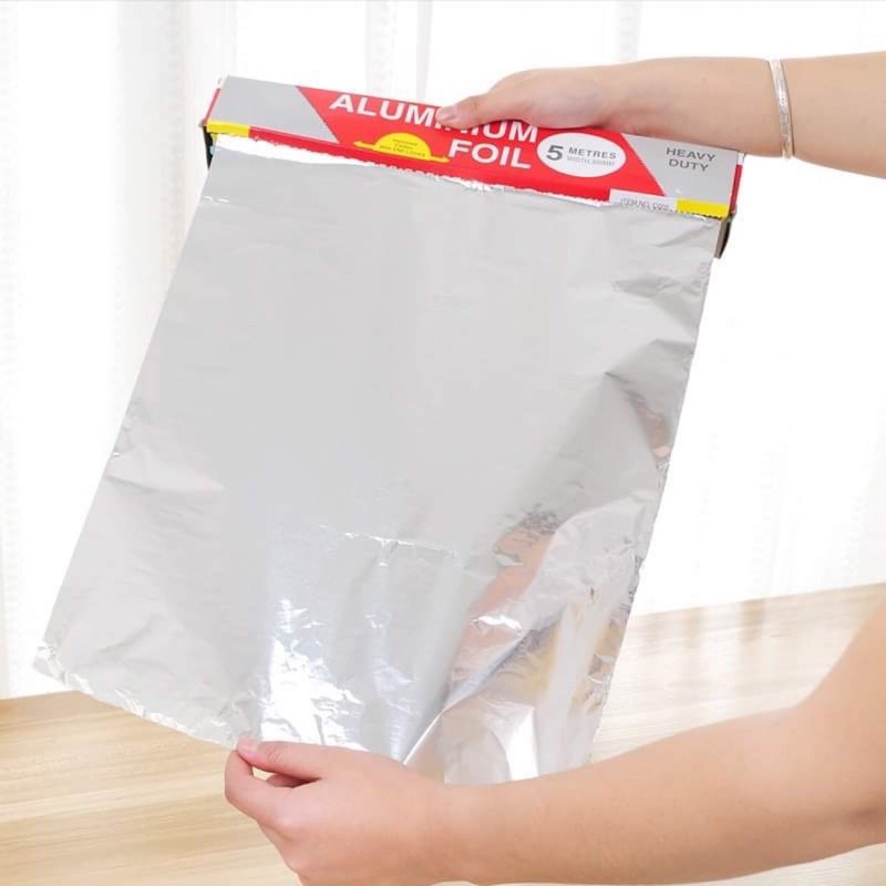 Giấy Bạc Nướng Thức Ăn, Màng Nhôm Nướng Thịt, Cá Bảo Quản Thực Phẩm 88220 MuỐi's StOre